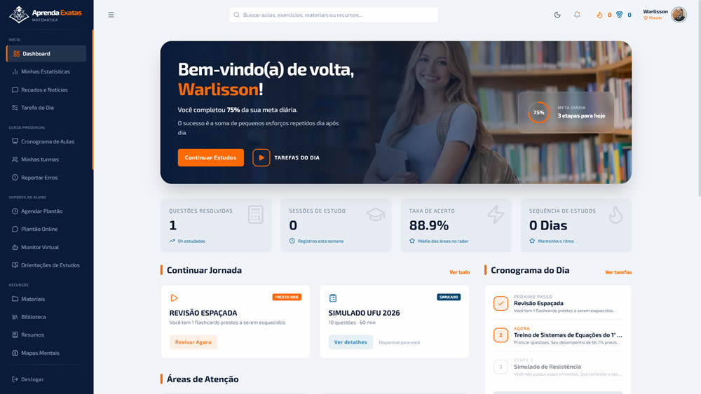 Plataforma Aprenda Exatas